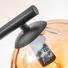 Koyoto Plafondlamp, Kogellampje Amber, Duidelijk, Rookkleurig, 3-lichts