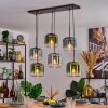 Lauden Hanglamp, Hanglamp Blauw, Groen, Duidelijk, Rookkleurig, 6-lichts