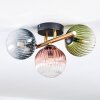Chehalis Plafondlamp, Kogellampje Goud, Zwart, 3-lichts