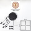 Koyoto Hanglamp, Kogellampje, Hanglamp Amber, 4-lichts