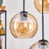 Koyoto Hanglamp, Kogellampje, Hanglamp Amber, 4-lichts