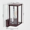 Tourega Wandlamp voor buiten, Wandlamp Roest, 1-licht