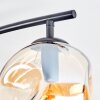Ripoll Plafondlamp, Kogellampje Amber, 4-lichts