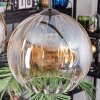 Koyoto Hanglamp, Kogellampje, Hanglamp Amber, Duidelijk, 4-lichts