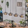 Mertola Hanglamp, Hanglamp Rookkleurig, 4-lichts