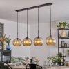 Koyoto Hanglamp, Kogellampje, Hanglamp Amber, 4-lichts