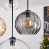 Koyoto Hanglamp, Kogellampje, Hanglamp Amber, Duidelijk, Rookkleurig, 4-lichts