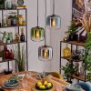 Lauden Hanglamp, Hanglamp Blauw, Groen, Duidelijk, Rookkleurig, 3-lichts