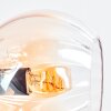Koyoto Plafondlamp, Kogellampje 77.5 cm Amber, Duidelijk, 6-lichts