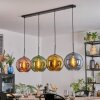 Koyoto Hanglamp, Kogellampje, Hanglamp Blauw, Goud, Groen, Koperkleurig, 4-lichts