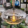 Mertola Hanglamp, Hanglamp Duidelijk, Rookkleurig, 4-lichts