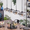 Mertola Hanglamp, Hanglamp Duidelijk, Rookkleurig, 4-lichts
