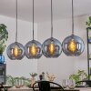Koyoto Hanglamp, Kogellampje, Hanglamp Blauw, 4-lichts