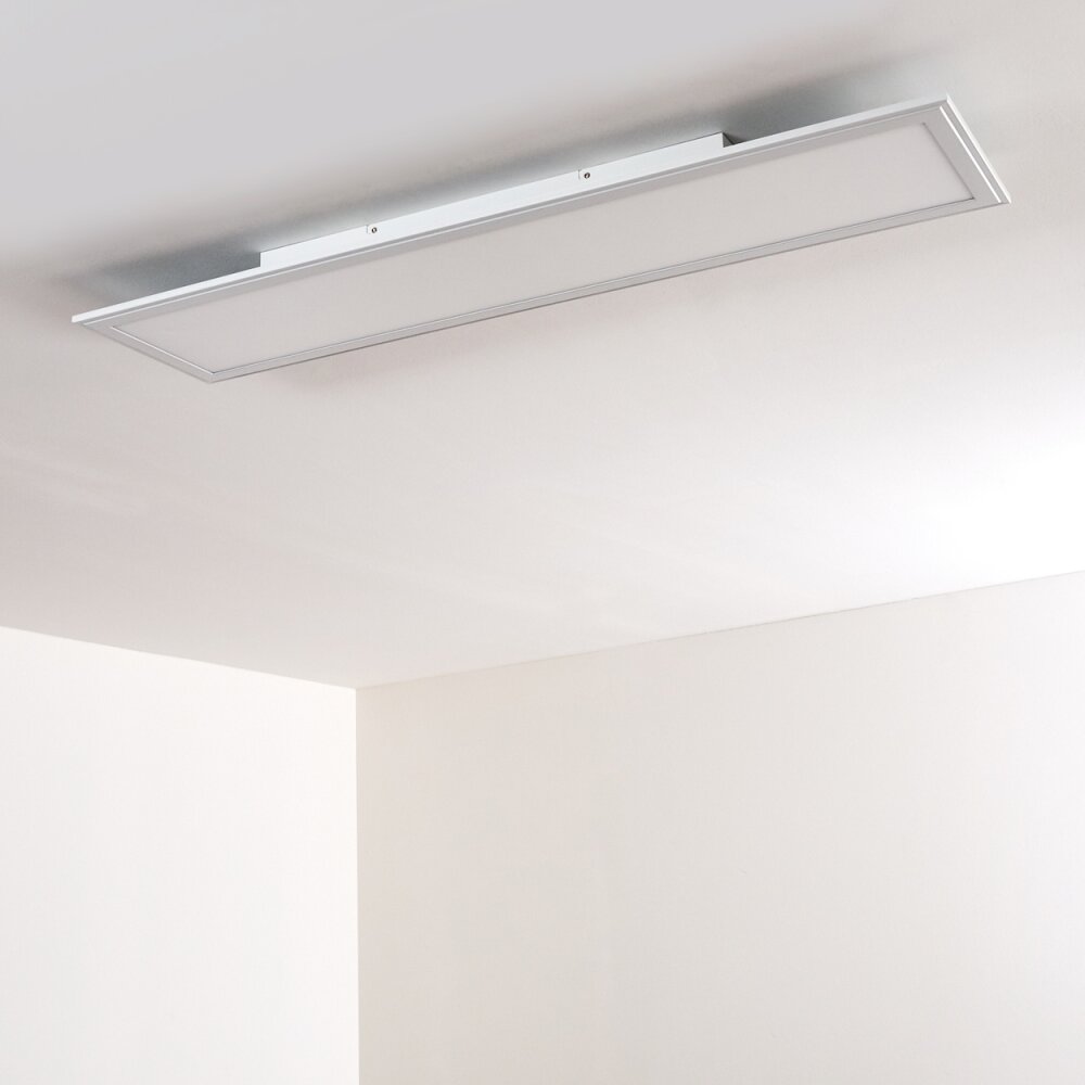 Voisines Plafondpaneel LED Wit, 1-licht, Afstandsbediening, Kleurwisselaar
