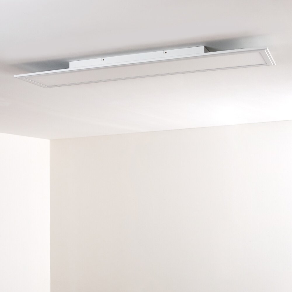 Voisines Plafondpaneel LED Wit, 1-licht, Afstandsbediening, Kleurwisselaar