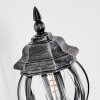 Lentua Wandlamp voor buiten, Wandlamp Zwart, Zilver, 1-licht, Bewegingsmelder