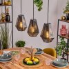 Duren Hanglamp, Hanglamp Zwart, 3-lichts