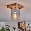 Donar Plafondlamp houtlook, 1-licht