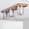 Donar Plafondlamp houtlook, 3-lichts