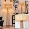 Cavaca Staande lamp Natuurlijke kleuren, Zwart, 1-licht