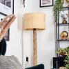 Cavaca Staande lamp Natuurlijke kleuren, Zwart, 1-licht