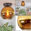 Koyoto Plafondlamp, Kogellampje 20 cm Goud, 1-licht