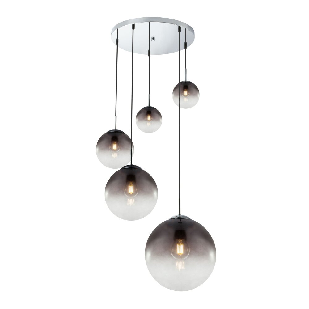 Globo VARUS Hanger Nikkel mat, 5-lichts main product photo