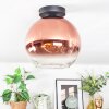 Koyoto Plafondlamp, Kogellampje Duidelijk, Koperkleurig, 1-licht