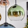Koyoto Hanglamp, Kogellampje, Hanglamp Blauw, Goud, Groen, Duidelijk, Koperkleurig, 4-lichts