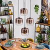 Lauden Hanglamp, Kogellampje, Hanglamp Duidelijk, Koperkleurig, 4-lichts
