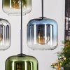Lauden Hanglamp, Kogellampje, Hanglamp Blauw, Groen, Duidelijk, Rookkleurig, 4-lichts