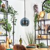 Koyoto Hanglamp, Kogellampje, Hanglamp Blauw, 1-licht