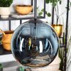 Koyoto Hanglamp, Kogellampje, Hanglamp Blauw, 1-licht