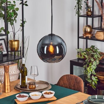 Koyoto Hanglamp, Kogellampje, Hanglamp Blauw, 1-licht