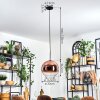 Koyoto Hanglamp, Kogellampje, Hanglamp Duidelijk, Koperkleurig, 1-licht