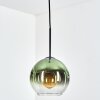 Koyoto Hanglamp, Kogellampje, Hanglamp Groen, Duidelijk, 1-licht