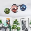 Gastor Plafondlamp, Kogellampje Blauw, Chroom, Groen, Koperkleurig, Rookkleurig, 4-lichts
