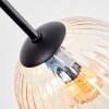 Koyoto Plafondlamp, Kogellampje 77.5 cm Amber, Duidelijk, Rookkleurig, 6-lichts