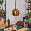 Koyoto Hanglamp, Kogellampje, Hanglamp Goud, 1-licht