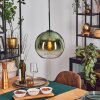 Koyoto Hanglamp, Kogellampje, Hanglamp 25 cm Groen, Duidelijk, 1-licht