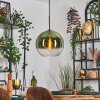 Koyoto Hanglamp, Kogellampje, Hanglamp 30 cm Groen, Duidelijk, 1-licht
