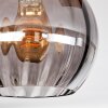 Sernadelo Plafondlamp, Kogellampje Natuurlijke kleuren, Zwart, 2-lichts