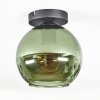 Koyoto Plafondlamp, Kogellampje Groen, 1-licht