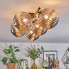 Chehalis Plafondlamp, Kogellampje Rookkleurig, 5-lichts