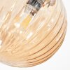 Chehalis Plafondlamp, Kogellampje Amber, Duidelijk, Rookkleurig, 5-lichts