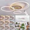 Dorin Plafondlamp LED Zandkleurig, 1-licht, Afstandsbediening