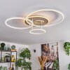 Dorin Plafondlamp LED Zandkleurig, 1-licht, Afstandsbediening