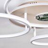 Dorin Plafondlamp LED Zandkleurig, 1-licht, Afstandsbediening