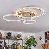 Dorin Plafondlamp LED Zandkleurig, 1-licht, Afstandsbediening
