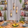 Dulcita Hanglamp, Hanglamp Bruin, 3-lichts